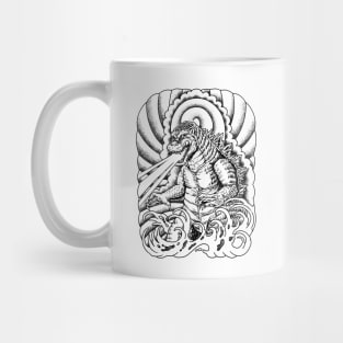 king of monster japanese tattoo Mug